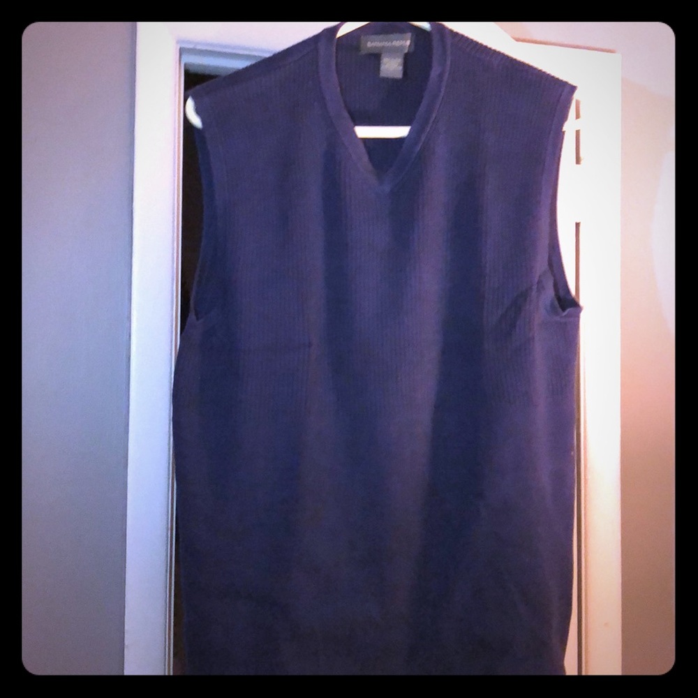 Banana republic blue vest